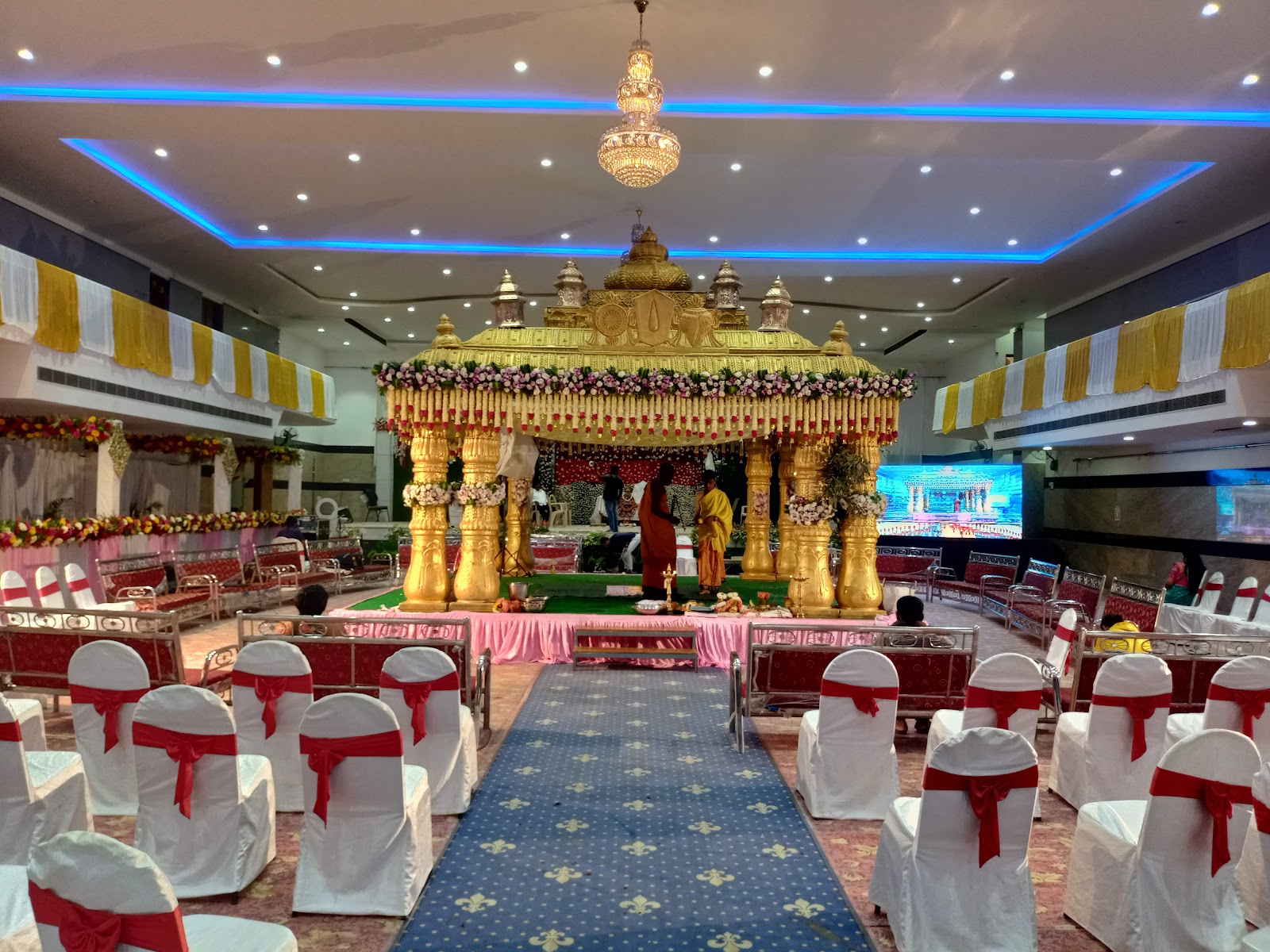 SBR Kalyana Mantapa — Banquet Hall in Bangalore (on-site parking, in-house decoration, DJ permitted, bar service available)