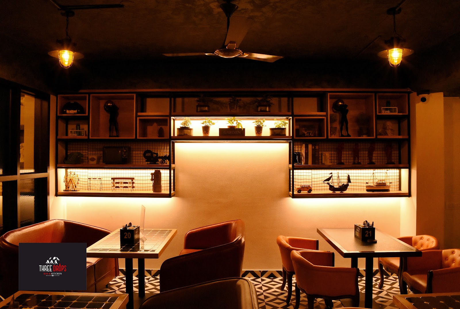 THREE DROPS BAR & KITCHEN — Pub/Bar in Bangalore (on-site parking, in-house decoration, DJ permitted, bar service available)