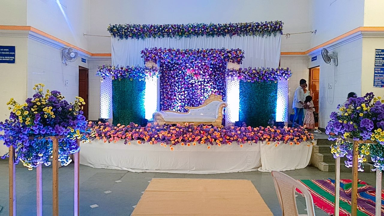 RV Kalyana Mantapa — Banquet Hall in Bangalore (on-site parking, in-house decoration, DJ permitted, bar service available)