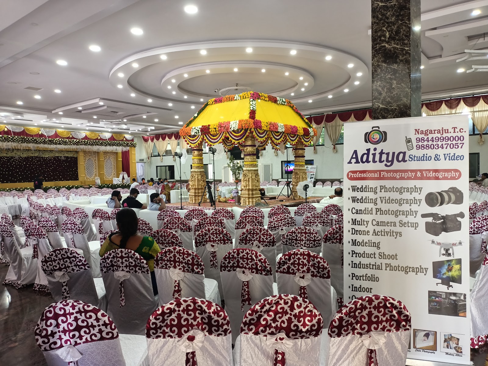 Sri Ramakrishna Palace — Banquet Hall in Bangalore (on-site parking, in-house decoration, DJ permitted, bar service available)