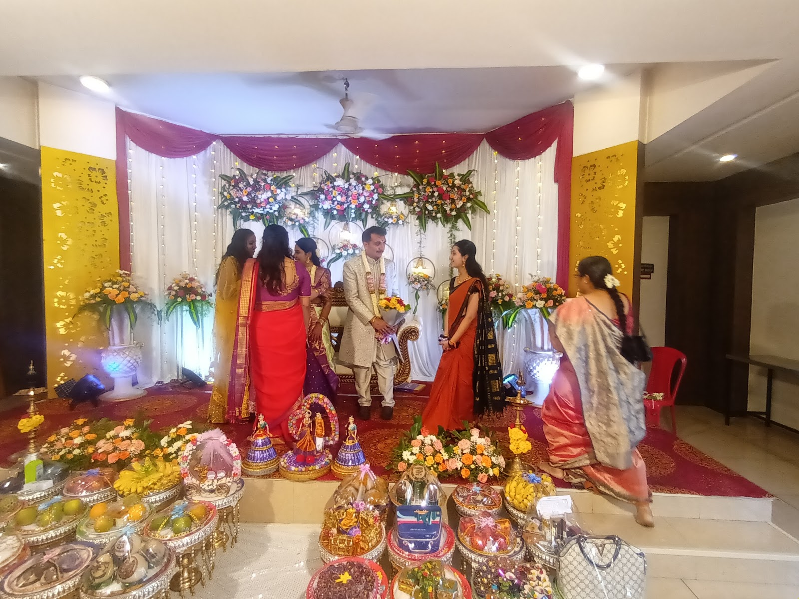 Parthasarathy Damodar Party Hall — Banquet Hall in Bangalore (on-site parking, in-house decoration, bar service available, 125–200 guest capacity)