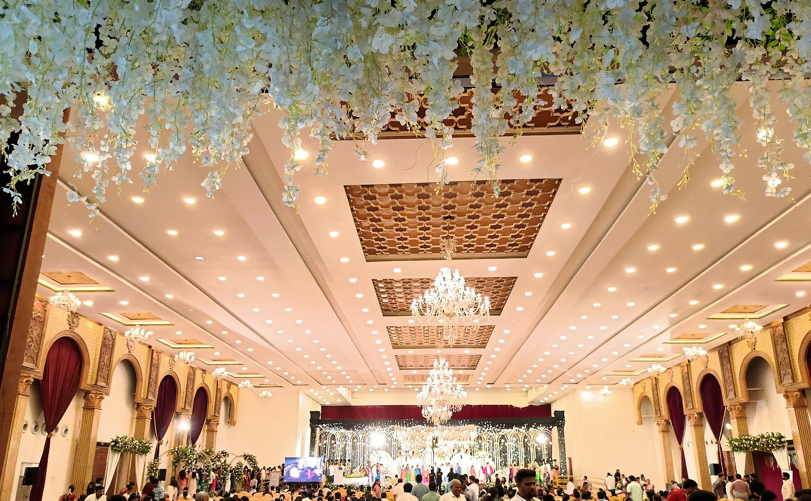 White Petals Palace Grounds — Banquet Hall in Bangalore (on-site parking, in-house decoration, DJ permitted, bar service available)