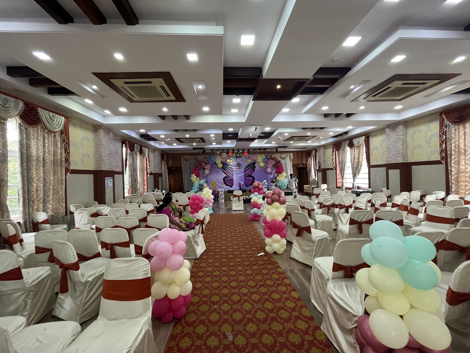 Vismay Party Hall — Banquet Hall in Bangalore (on-site parking, in-house decoration, bar service available, 150–250 guest capacity)
