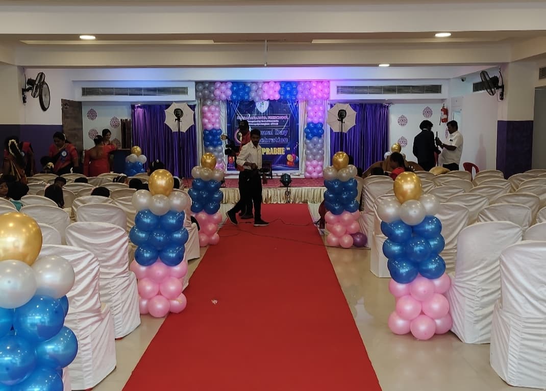Shrichiru Party Hall — Banquet Hall in Bangalore (on-site parking, in-house decoration, outside catering allowed, bar service available)