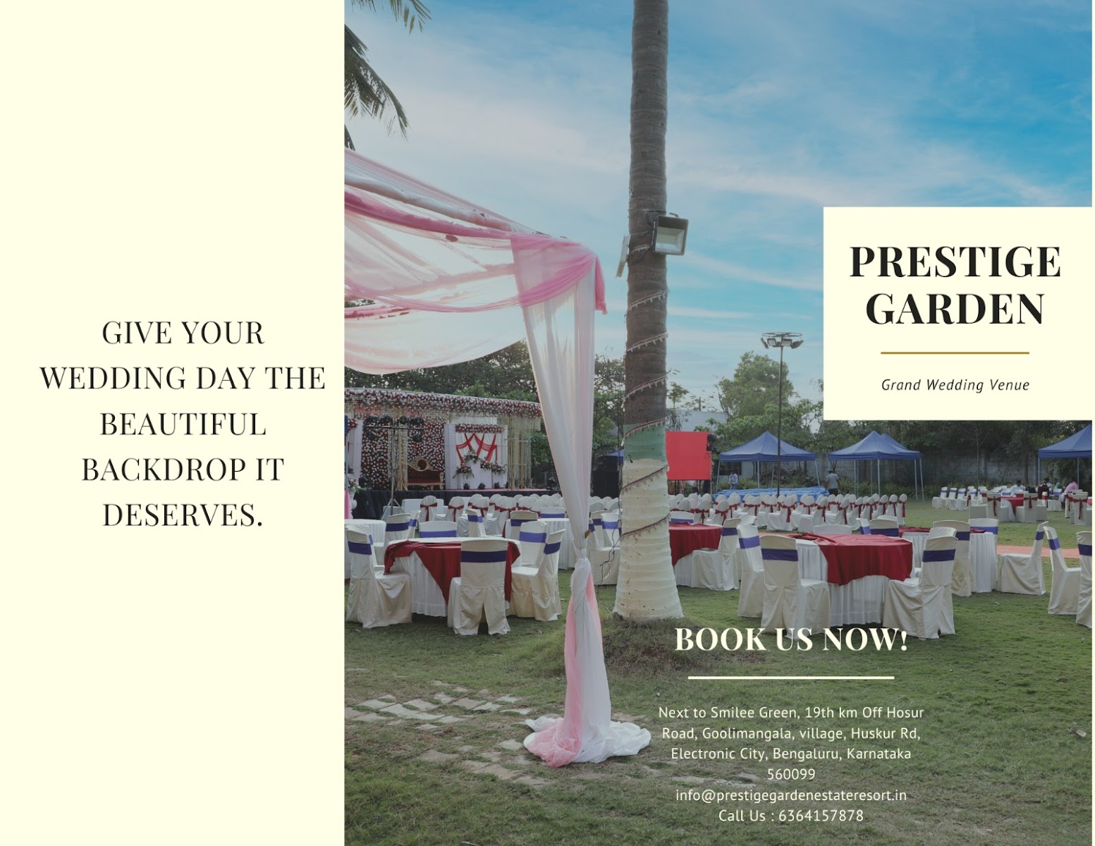 Prestige Garden- Estate Club and Resort — Resort in Electronic City, Bangalore (on-site parking, in-house decoration, bar service available, 3000–6000 guest capacity) — photo 4
