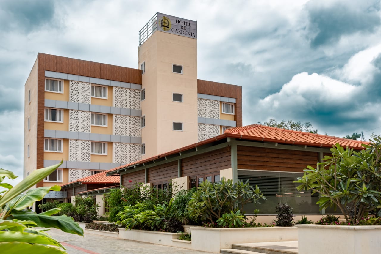 Hotel RK Gardenia — Banquet Hall in Bangalore (on-site parking, in-house decoration, outside catering allowed, bar service available)