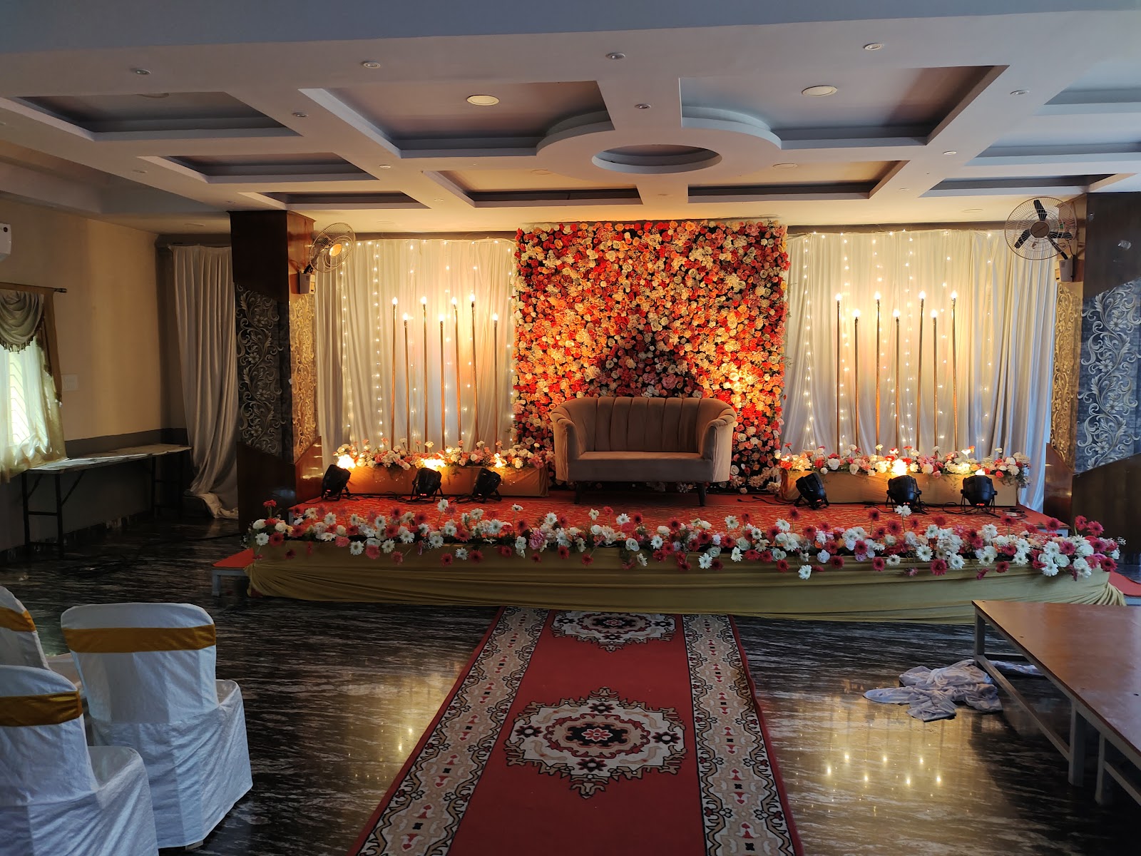 Vijaya Party Hall — Banquet Hall in Bangalore (on-site parking, in-house decoration, bar service available, 150–300 guest capacity)