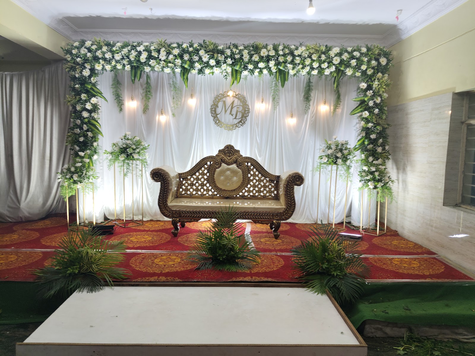 SLV Party Hall · Banashankari — Banquet Hall in Banashankari, Bangalore (on-site parking, in-house decoration, bar service available, 200–300 guest capacity) — photo 3