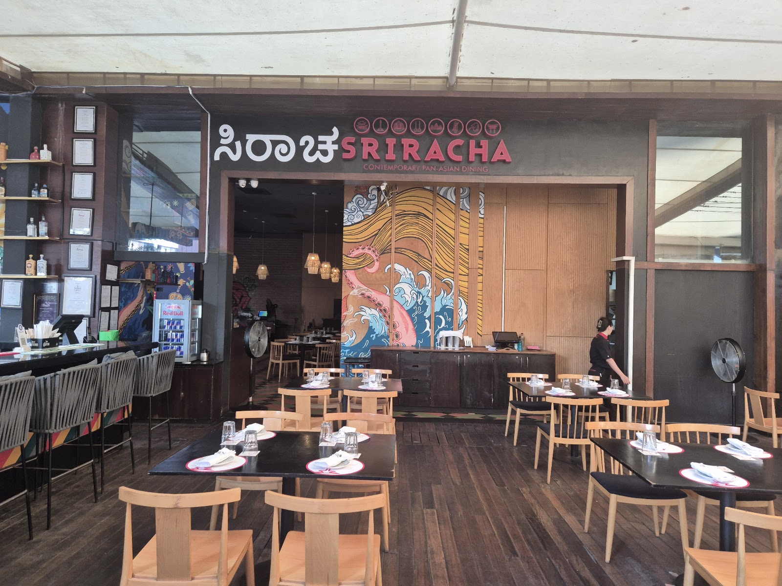 Sriracha — Banquet Hall in Bangalore (on-site parking, in-house decoration, DJ permitted, bar service available)