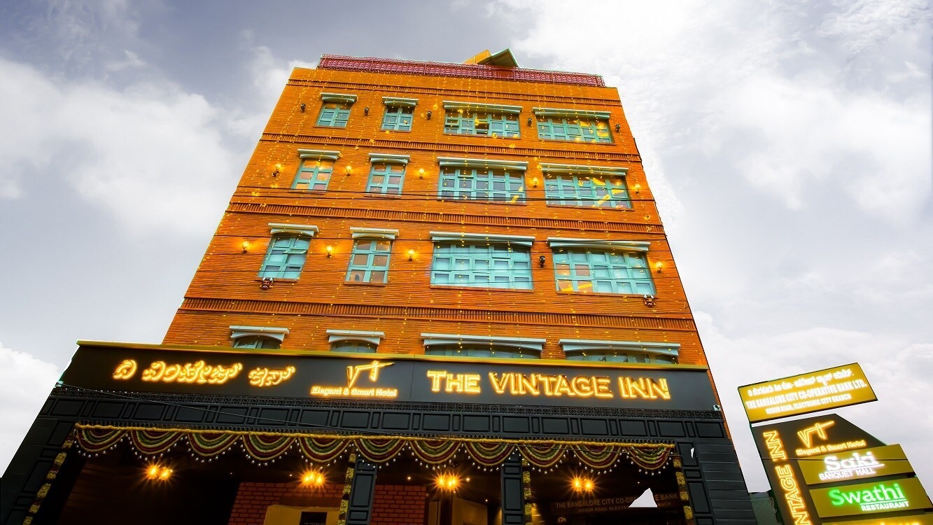 The Vintage Inn  Hotel — Banquet Hall in Bangalore (on-site parking, in-house decoration, outside catering allowed, bar service available)