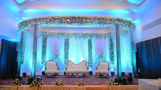 Pearl Banquets — Banquet Hall in Bangalore (on-site parking, in-house decoration, bar service available, 500–800 guest capacity)