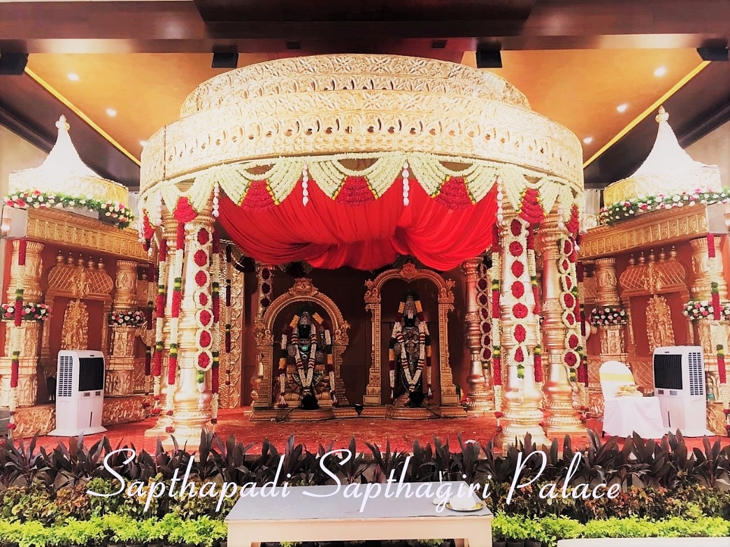 Sapthagiri Palace — Banquet Hall in Bangalore (on-site parking, in-house decoration, DJ permitted, bar service available)