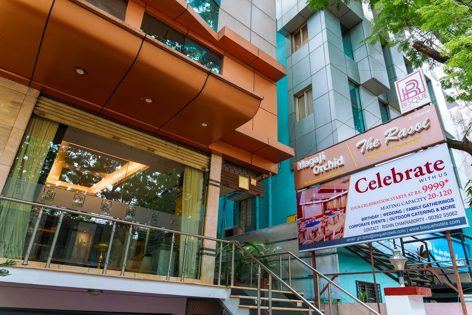Hotel Bisque Magaji Orchid — Banquet Hall in Bangalore (on-site parking, in-house decoration, outside catering allowed, bar service available)