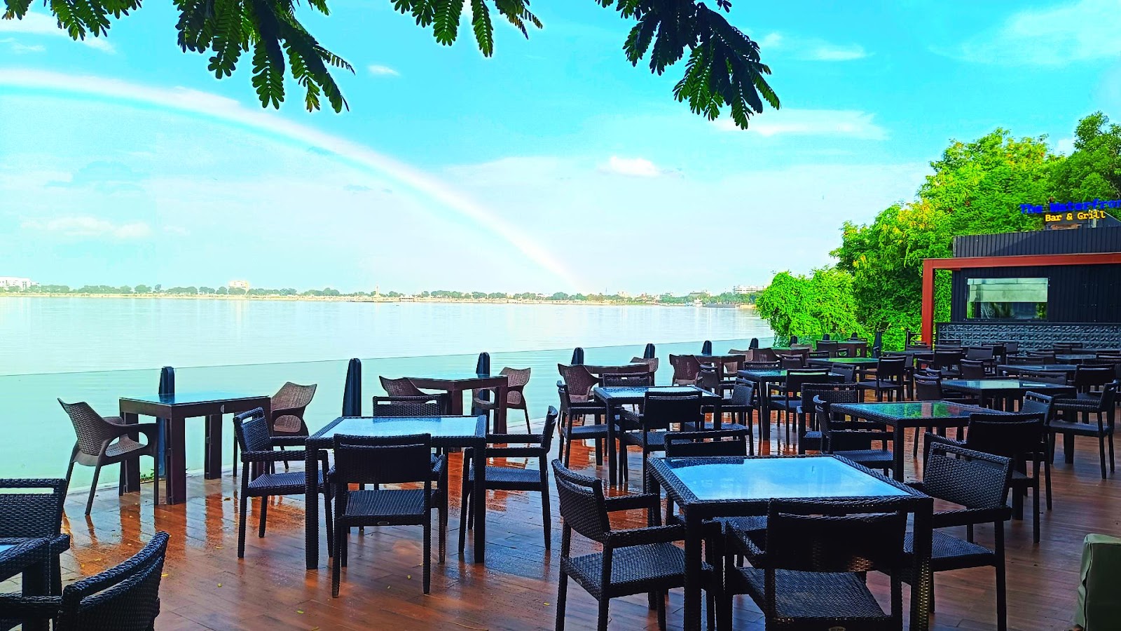 The Water Front — Banquet Hall in Hyderabad (on-site parking, in-house decoration, DJ permitted, bar service available)