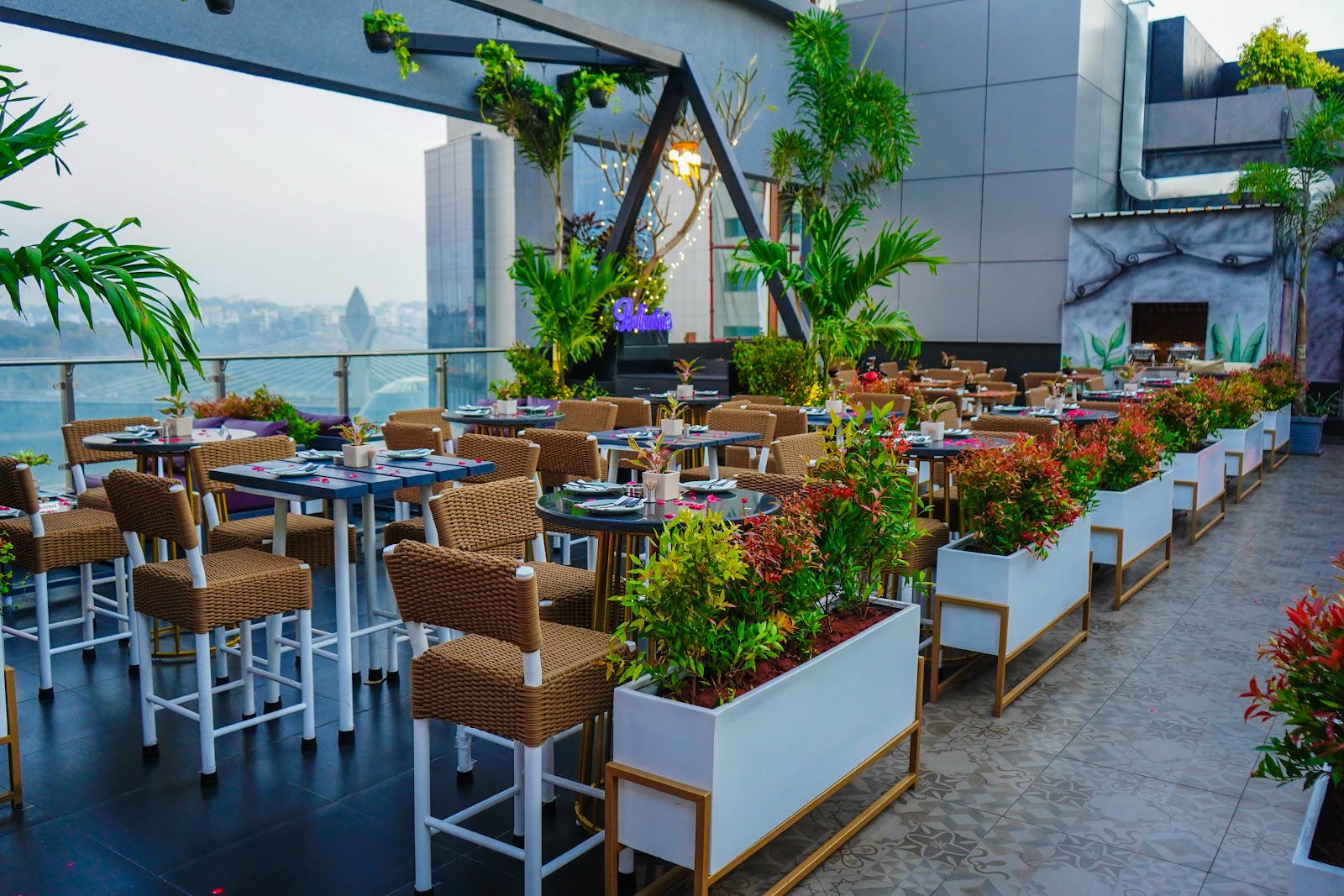 Amnesia Sky Bar — Pub/Bar in Madhapur, Hyderabad (on-site parking, in-house decoration, DJ permitted, bar service available)