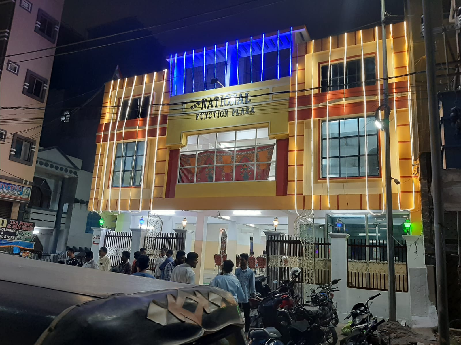 New National Function Plaza — Banquet Hall in Hyderabad (on-site parking, in-house decoration, DJ permitted, bar service available)