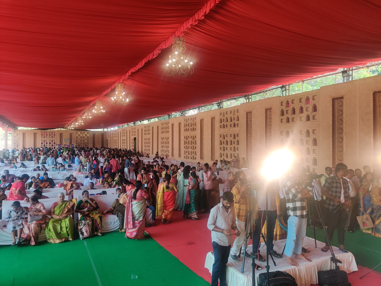 Draupadi Garden — Banquet Hall in Hyderabad (on-site parking, in-house decoration, DJ permitted, bar service available)