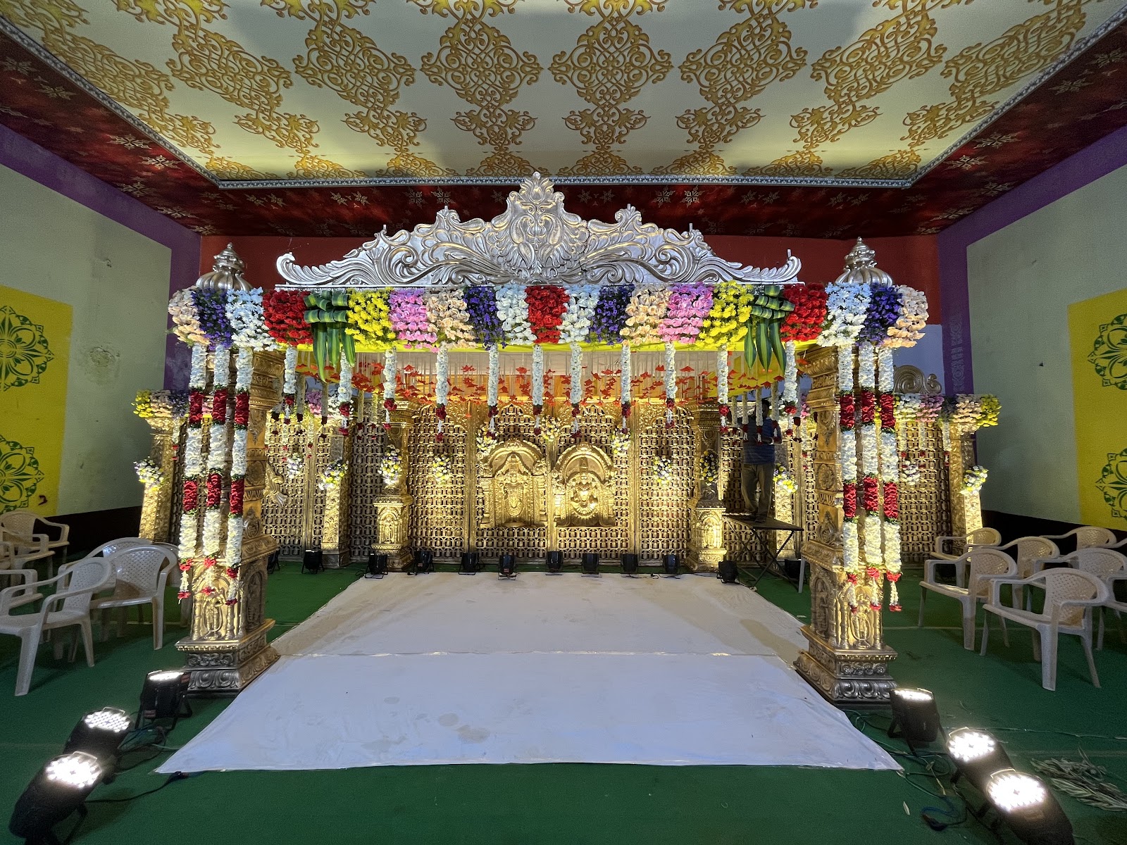 V.v. Function Hall — Banquet Hall in Hyderabad (on-site parking, in-house decoration, DJ permitted, bar service available)