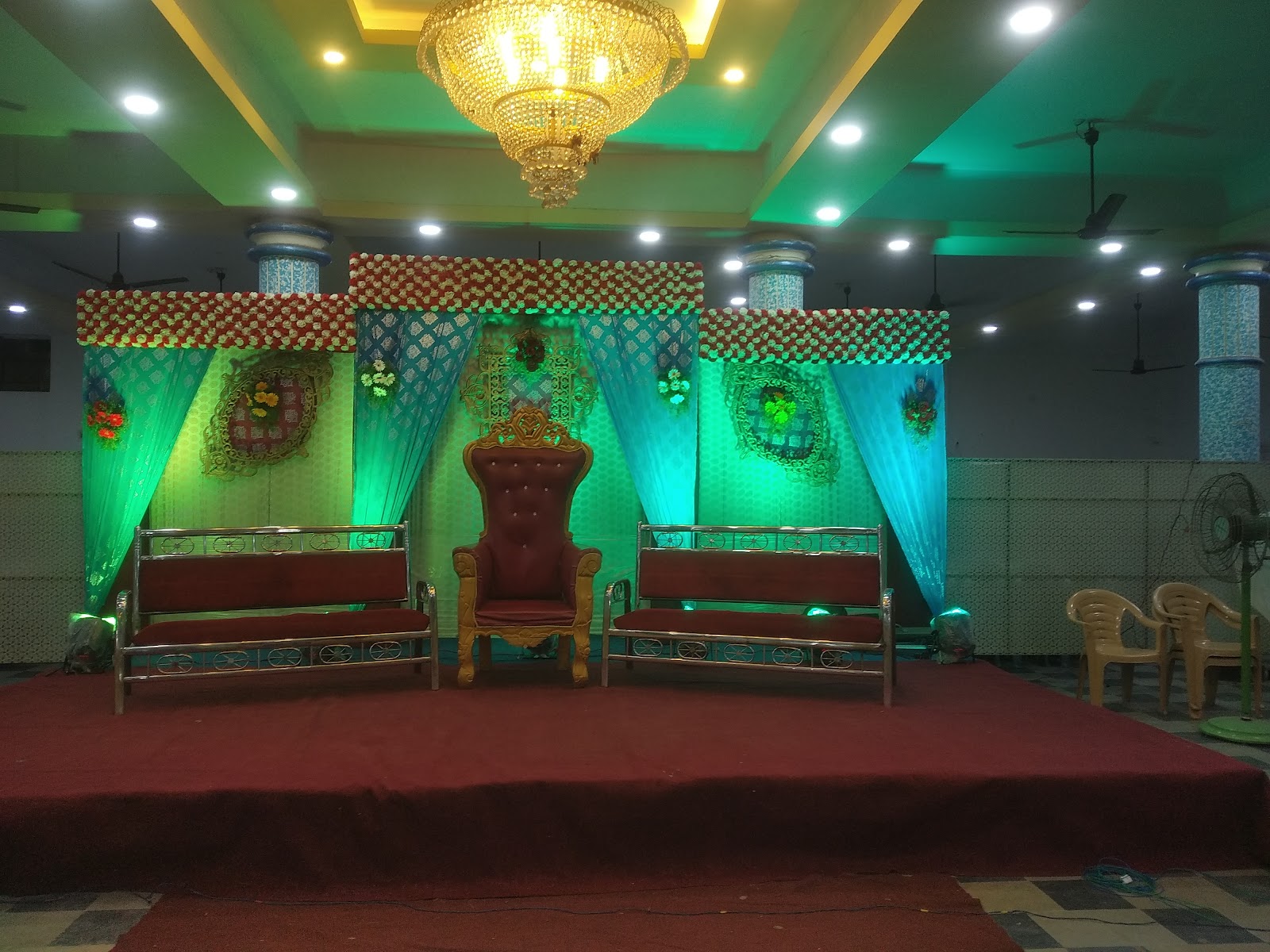 Sayeed Villa Function Plaza — Banquet Hall in Hyderabad (on-site parking, in-house decoration, DJ permitted, bar service available)