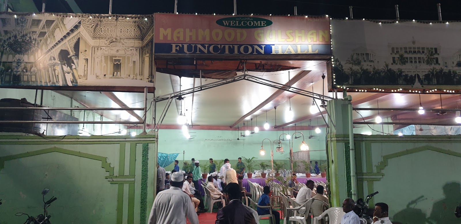 Mahmood Gulshan Function Hall — Banquet Hall in Hyderabad (on-site parking, in-house decoration, DJ permitted, bar service available)