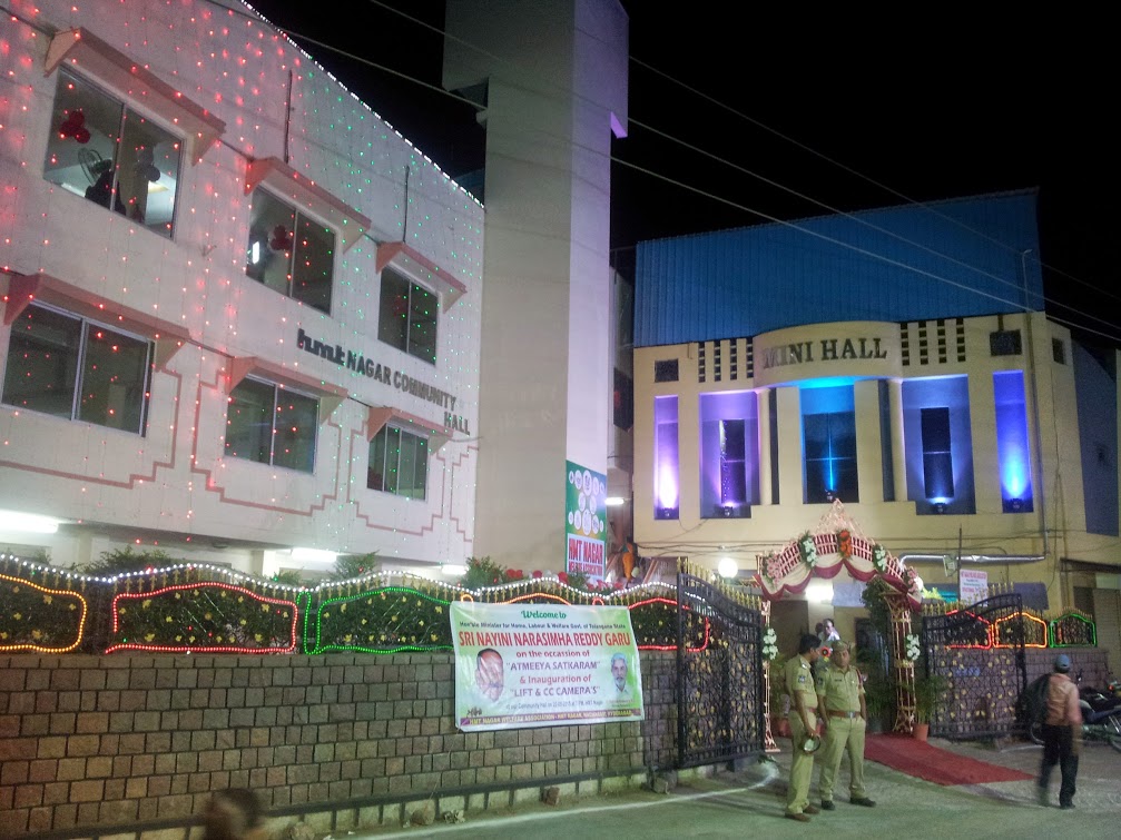 Hmt Nagar Community Hall — Banquet Hall in Nacharam, Hyderabad (on-site parking, in-house decoration, DJ permitted, bar service available) — photo 3