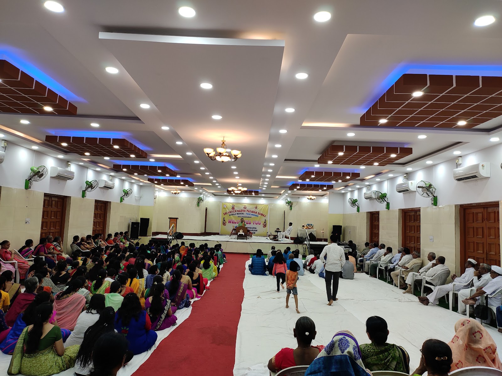 Sri Kutch Kadva Patidar Samaj — Banquet Hall in Hyderabad (on-site parking, in-house decoration, bar service available, 350–550 guest capacity)