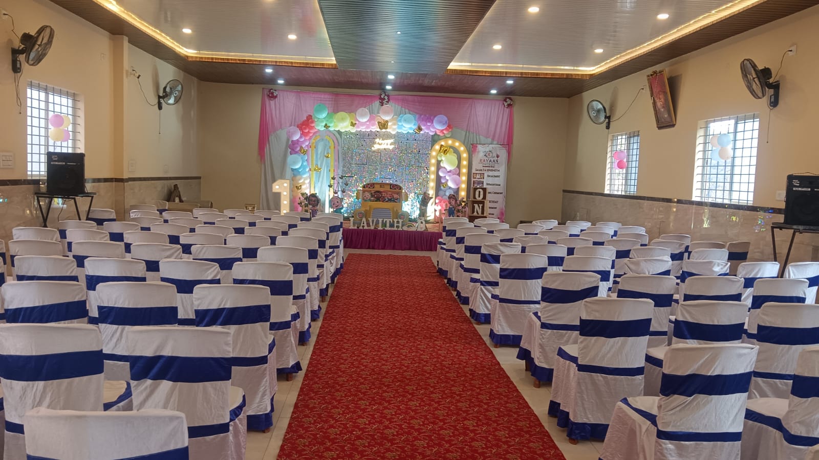 Sambhrama Party Hall · Rajajinagar — Banquet Hall in Rajajinagar, Bangalore (on-site parking, in-house decoration, bar service available, 150–250 guest capacity) — photo 2