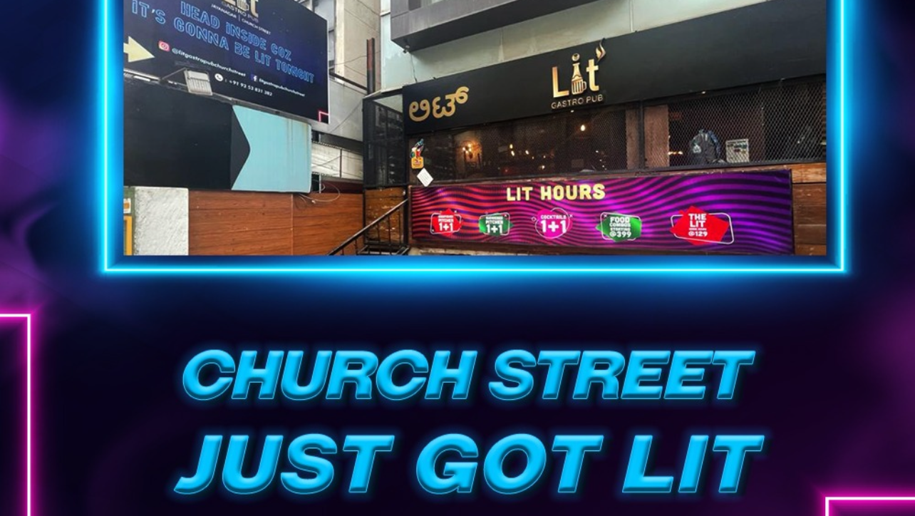 LIT Gastropub · Church Street — Banquet Hall in Church Street, Bangalore (on-site parking, in-house decoration, DJ permitted, bar service available) — photo 3