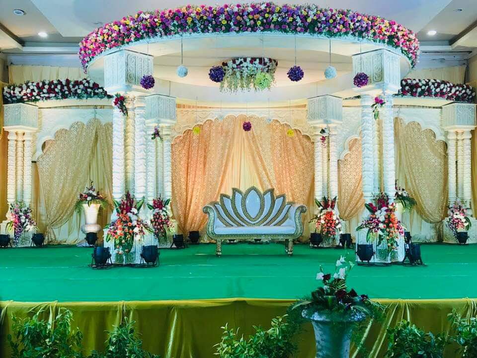 Sri Venkateshwara Garden — Banquet Hall in Hyderabad (on-site parking, in-house decoration, DJ permitted, bar service available)