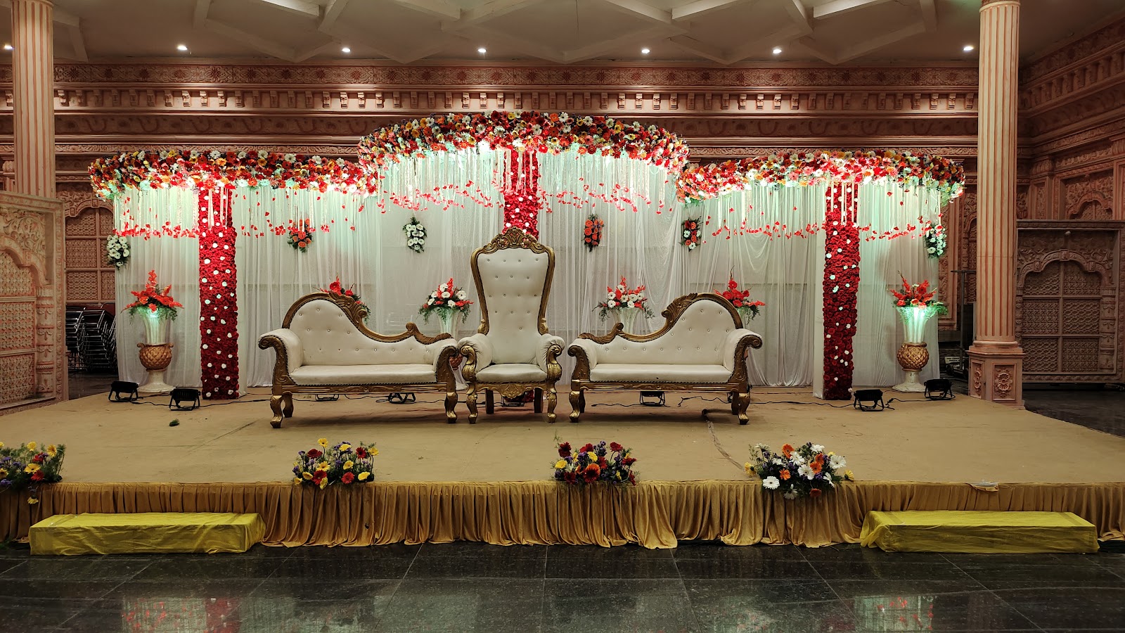 M.s. Function Hall · Nawab Saheb Kunta — Banquet Hall in Nawab Saheb Kunta, Hyderabad (on-site parking, in-house decoration, bar service available, 180–300 guest capacity) — photo 2