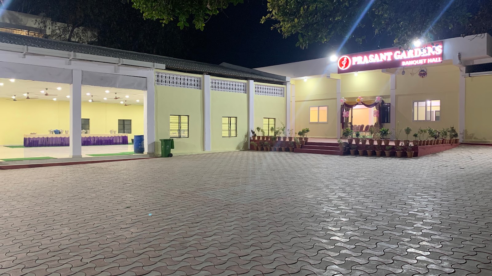 Prasant Gardens — Banquet Hall in Hyderabad (on-site parking, in-house decoration, bar service available, 400–600 guest capacity)