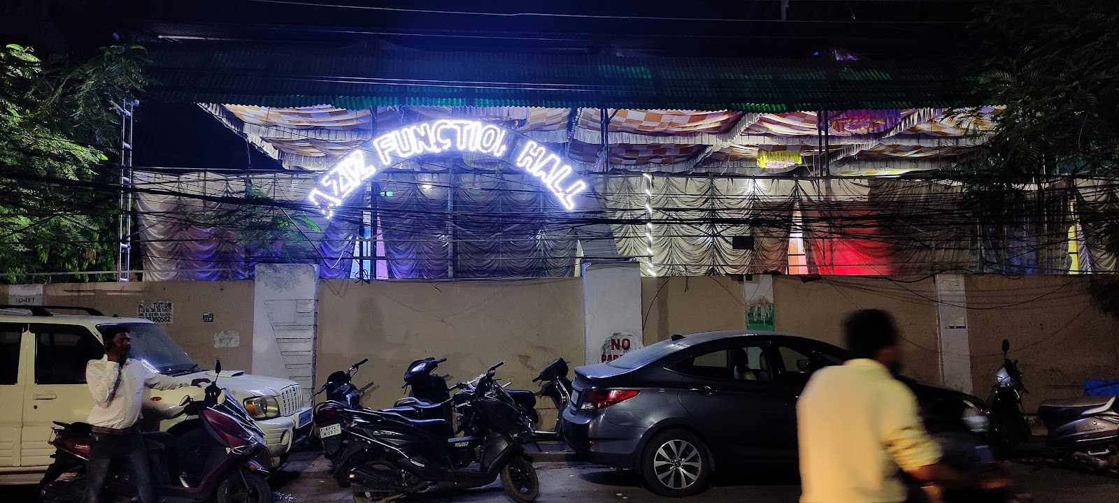 Aziz Mansion Function Plaza — Banquet Hall in Hyderabad (on-site parking, in-house decoration, DJ permitted, bar service available)