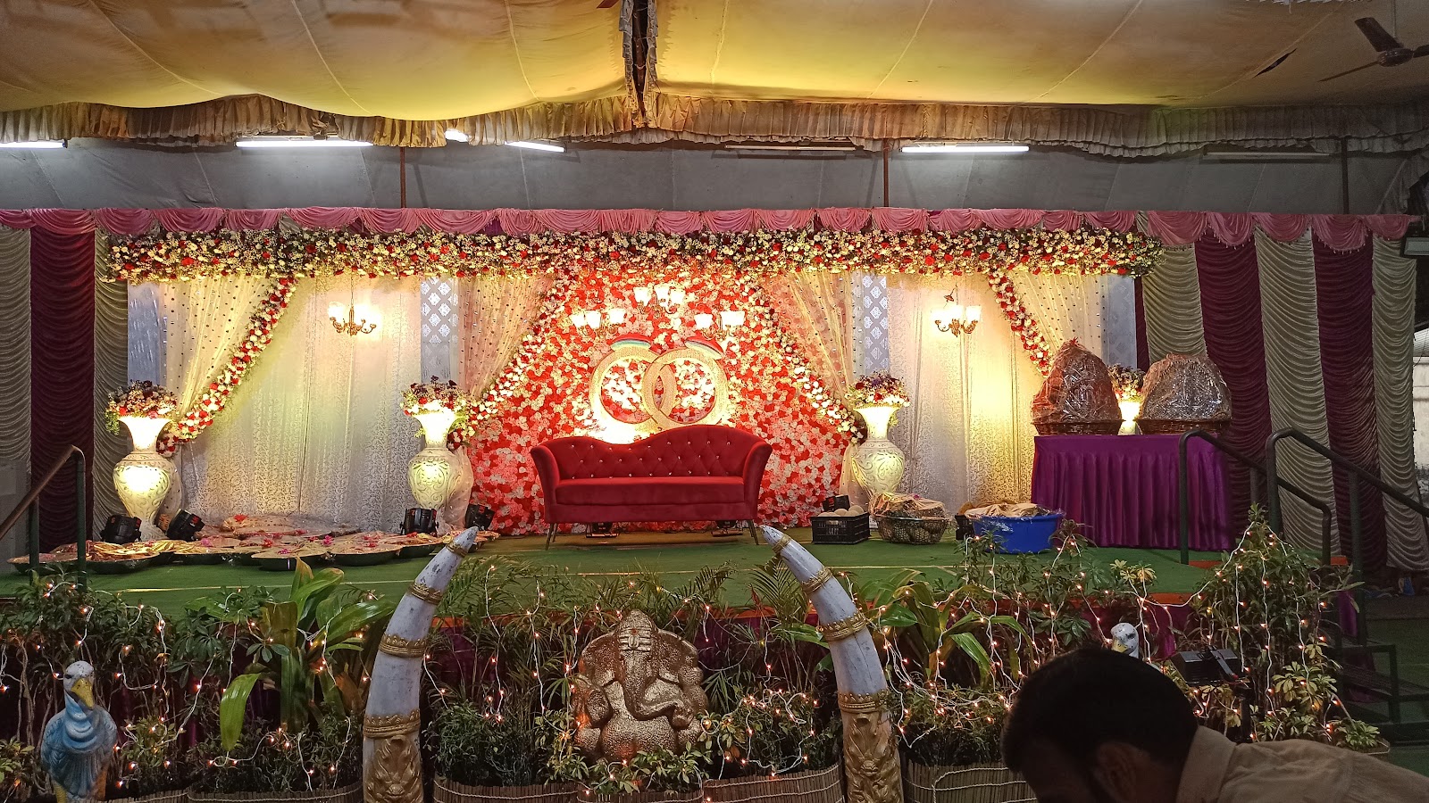 Suraj Garden Function Hall — Banquet Hall in Hyderabad (on-site parking, in-house decoration, bar service available, 600–900 guest capacity)
