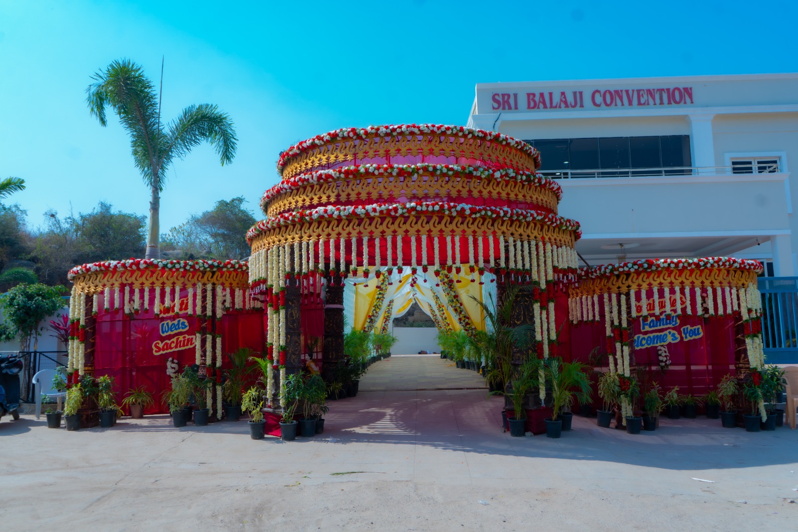 Sri Balaji Convention Center — Banquet Hall in Ramachandrapuram, Hyderabad (on-site parking, in-house decoration, DJ permitted, bar service available) — photo 4