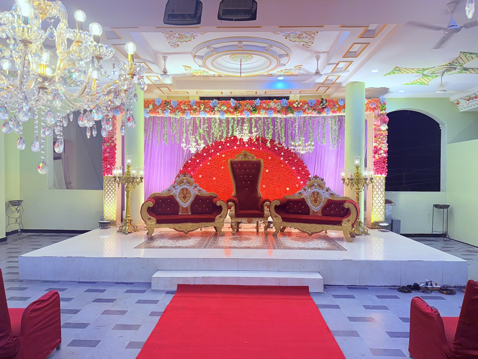 Harmain Function Hall — Banquet Hall in Hyderabad (on-site parking, in-house decoration, bar service available, 300–450 guest capacity)