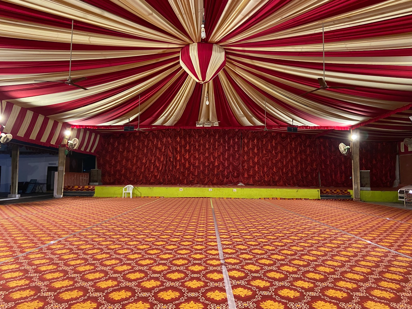 Om Siva Sai Function Hall — Banquet Hall in Hyderabad (on-site parking, in-house decoration, bar service available, 300–350 guest capacity)