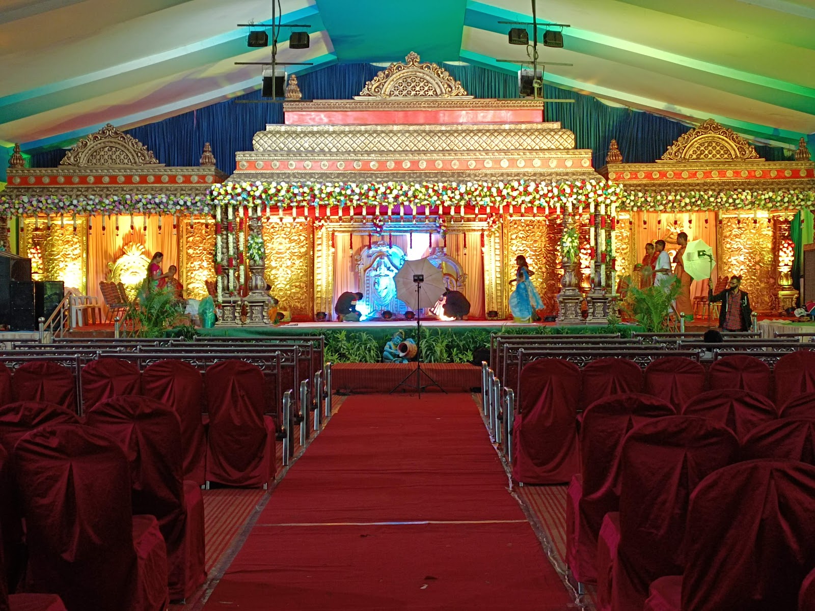 Bharat Gardens — Banquet Hall in Hyderabad (on-site parking, in-house decoration, DJ permitted, bar service available)