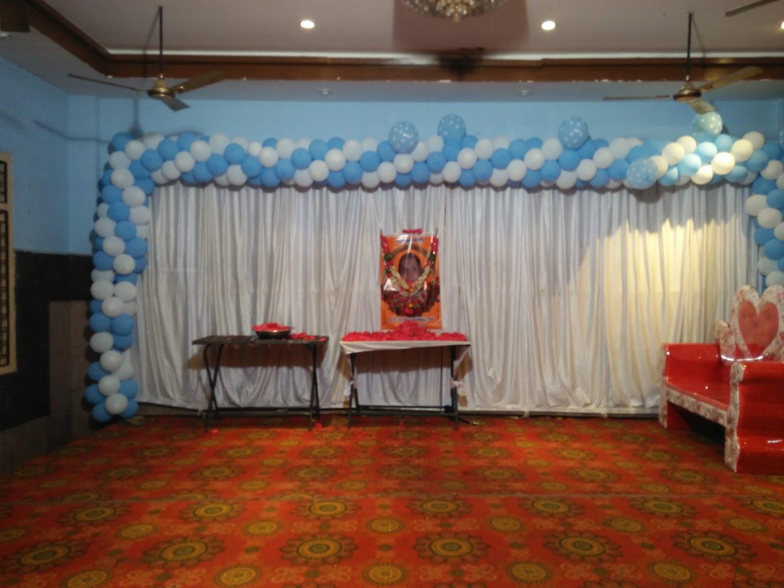 Gayathri Function Hall — Banquet Hall in Hyderabad (on-site parking, in-house decoration, bar service available, 350–550 guest capacity)