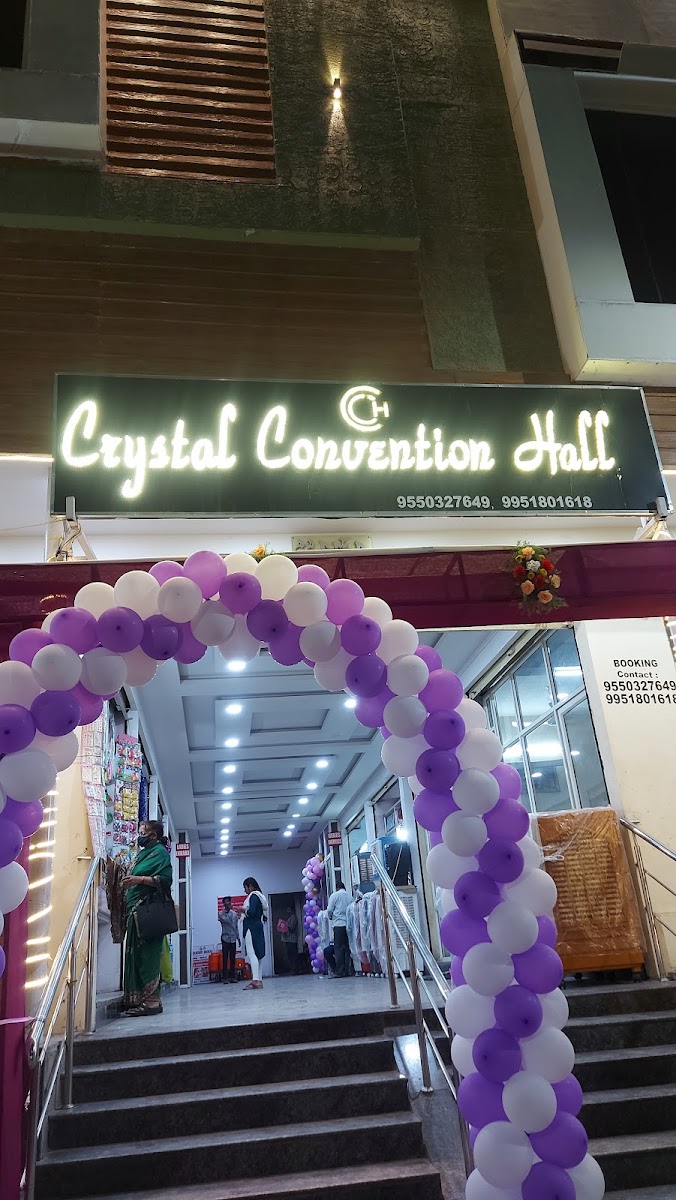 Crystal Convention Hall — Banquet Hall in Karwan, Hyderabad (on-site parking, in-house decoration, DJ permitted, bar service available) — photo 2