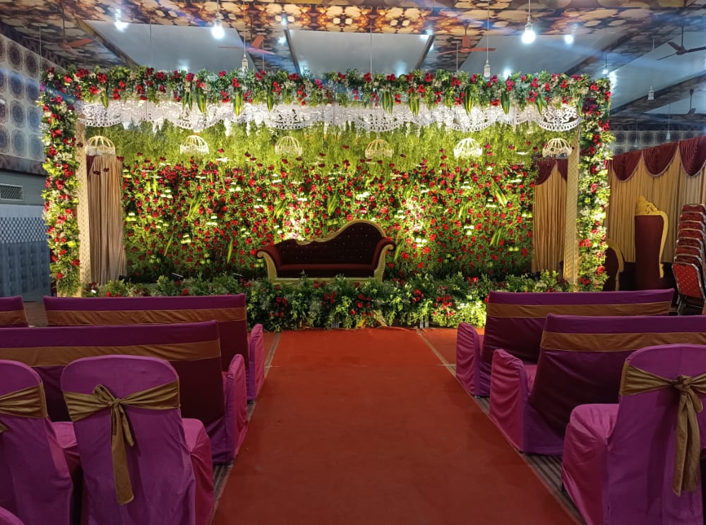 Mughal Garden Function Hall — Banquet Hall in Hyderabad (on-site parking, in-house decoration, bar service available, 250–400 guest capacity)