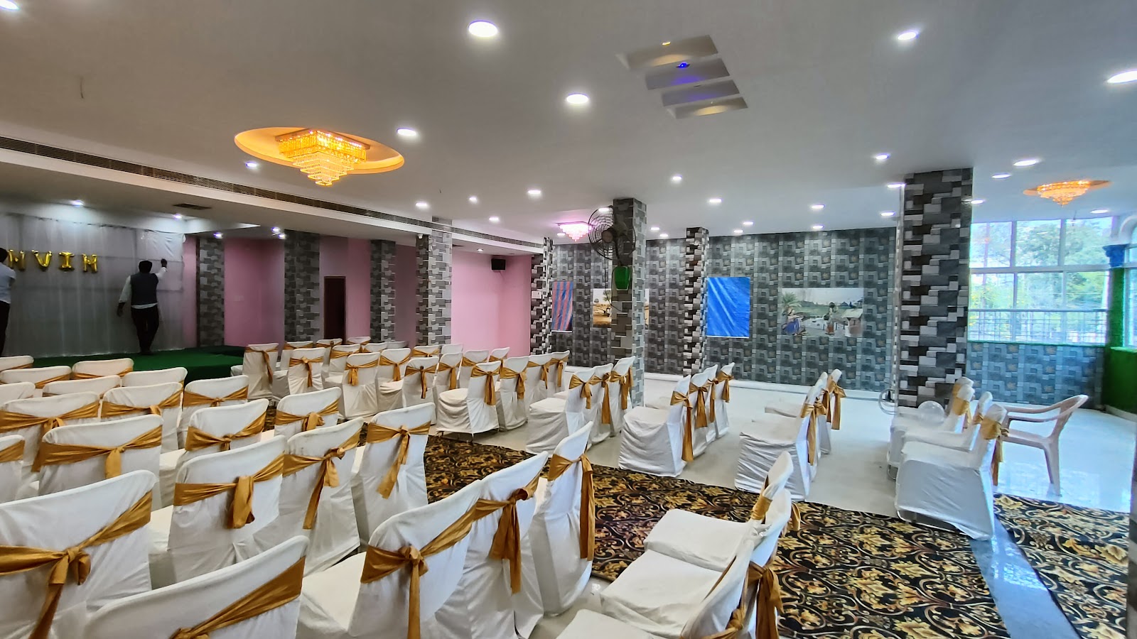 Sri Ganesh Conference Hall And Event Management — Banquet Hall in Vanasthalipuram, Hyderabad (on-site parking, in-house decoration, bar service available, 270–400 guest capacity)