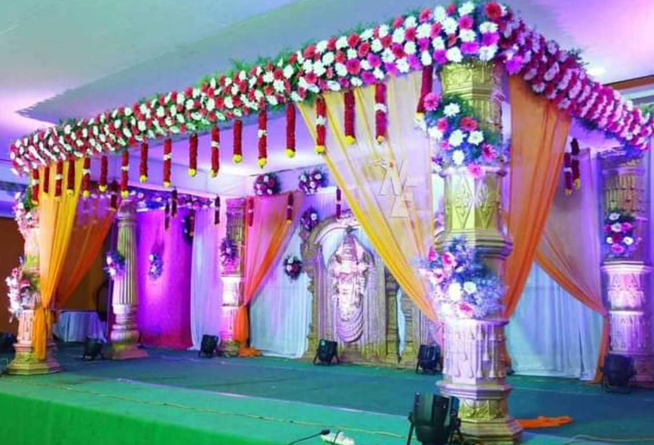 Sri Ganesh Conference Hall And Event Management — Banquet Hall in Vanasthalipuram, Hyderabad (on-site parking, in-house decoration, bar service available, 270–400 guest capacity) — photo 4