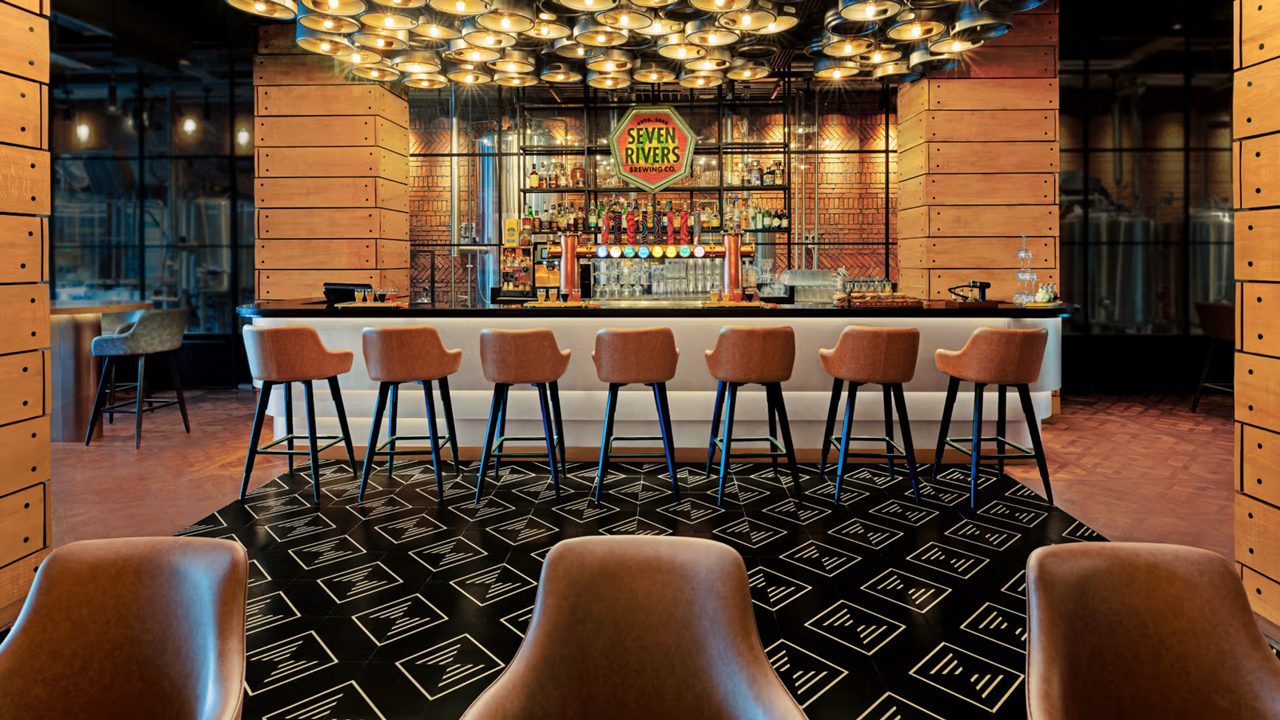 7 Rivers Brewing — Banquet Hall in Bangalore (on-site parking, in-house decoration, DJ permitted, bar service available)