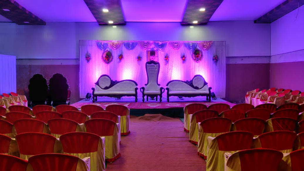 New Palace Function Plaza — Banquet Hall in Falaknuma, Hyderabad (on-site parking, in-house decoration, bar service available, 700–1050 guest capacity)