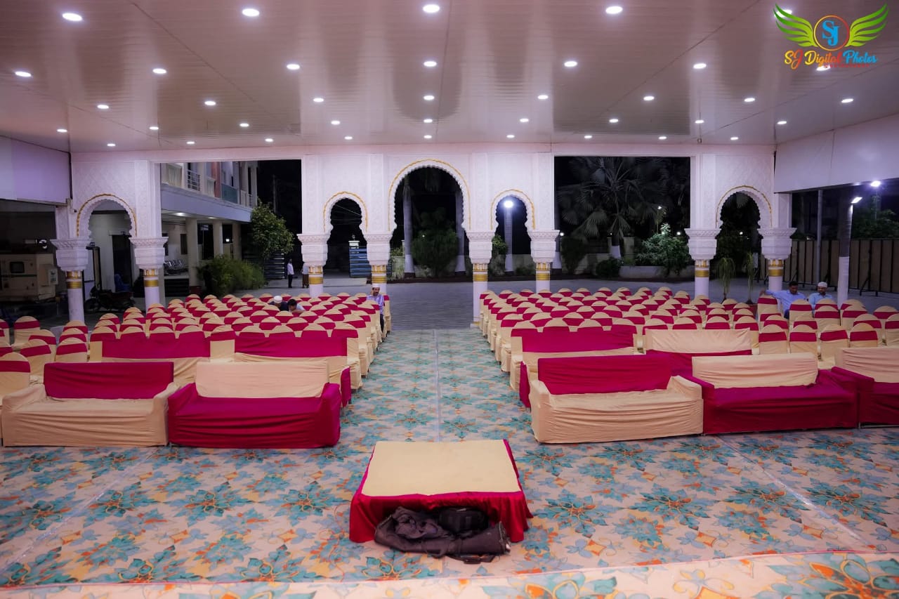 M M Garden Function Hall — Banquet Hall in Falaknuma, Hyderabad (on-site parking, in-house decoration, bar service available, 500–750 guest capacity)
