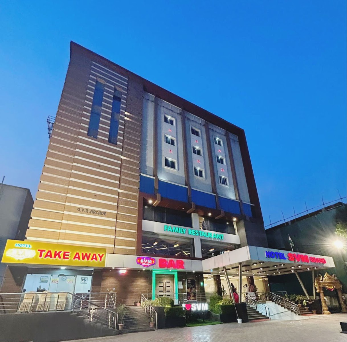 Hotel Svm Grand Medipally — Banquet Hall in Hyderabad (on-site parking, in-house decoration, outside catering allowed, bar service available)