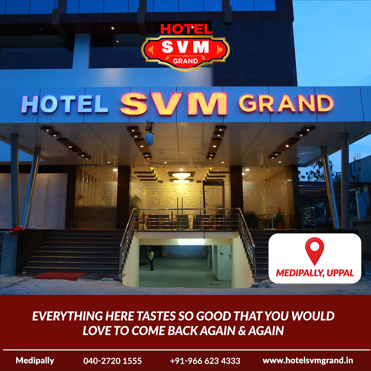 Hotel Svm Grand Medipally — Banquet Hall in Uppal, Hyderabad (on-site parking, in-house decoration, outside catering allowed, bar service available) — photo 4
