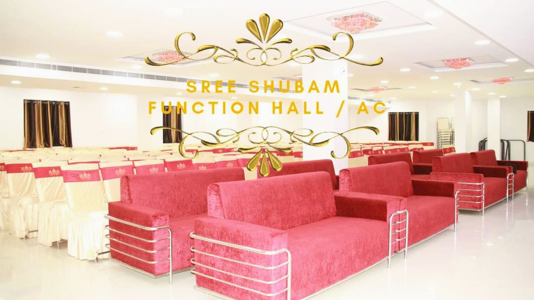 Sree Shubam Function Hall — Banquet Hall in Hyderabad (on-site parking, in-house decoration, DJ permitted, bar service available)