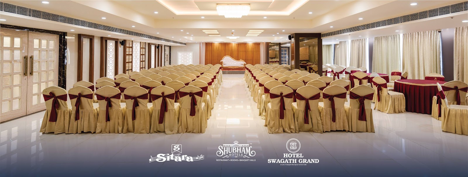 Hotel Swagath Grand · Malkajgiri — Banquet Hall in Malkajgiri, Hyderabad (on-site parking, in-house decoration, outside catering allowed, bar service available) — photo 3