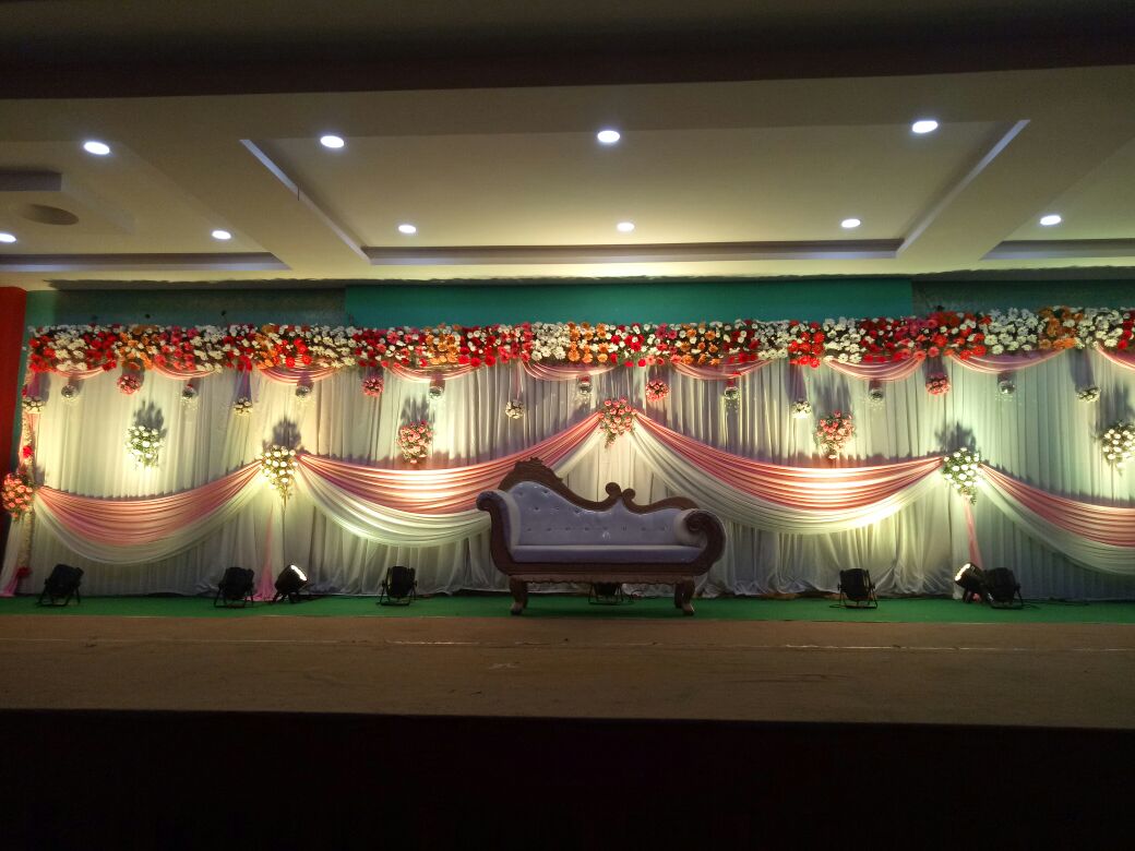 Telangana Function Hall — Banquet Hall in LB Nagar, Hyderabad (on-site parking, in-house decoration, bar service available, 600–900 guest capacity)